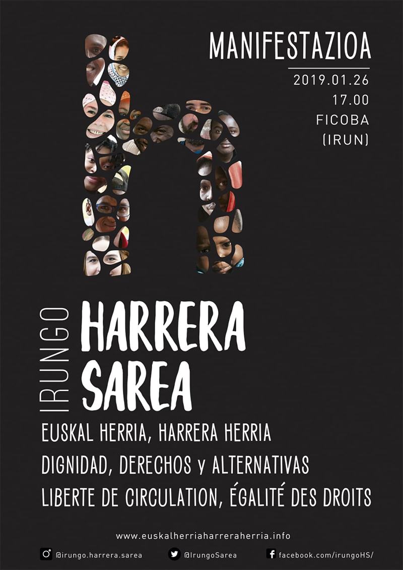 cartel de Harrera sarea de iurn en ficova