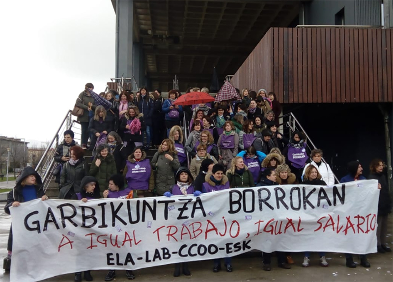 huelga limpieza gobierno vasco upv/ehu educacon coronavirus garbikuntza borrokan greba