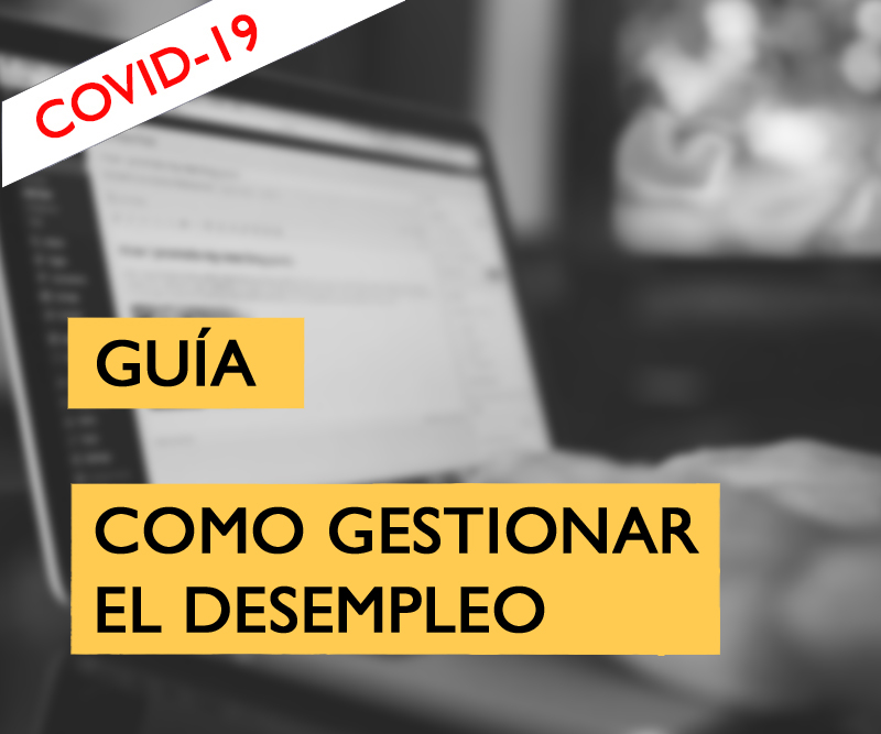 como gestionar el desempleo para covid coronavirus