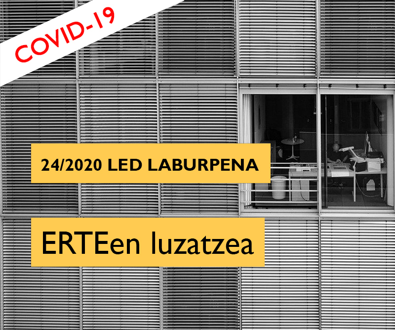 ERTEen luzatzea LED 24/2020