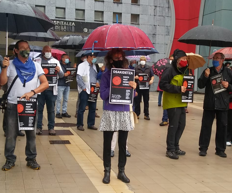 Osakidetza manifestacion 3 octubre Bilbao ¡Hasta aqui hemos llegado!