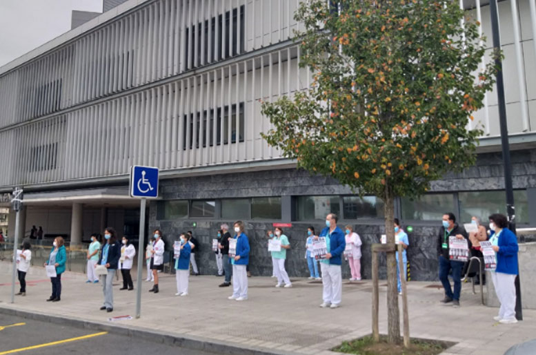 Huelga en Osakidetza. El Gobierno Vasco no busca soluciones en plena ola de covid