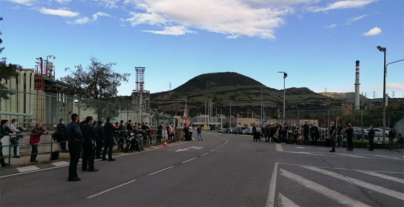 Encierro en Petronor de Muskiz aplicación del convenio y medidas covid