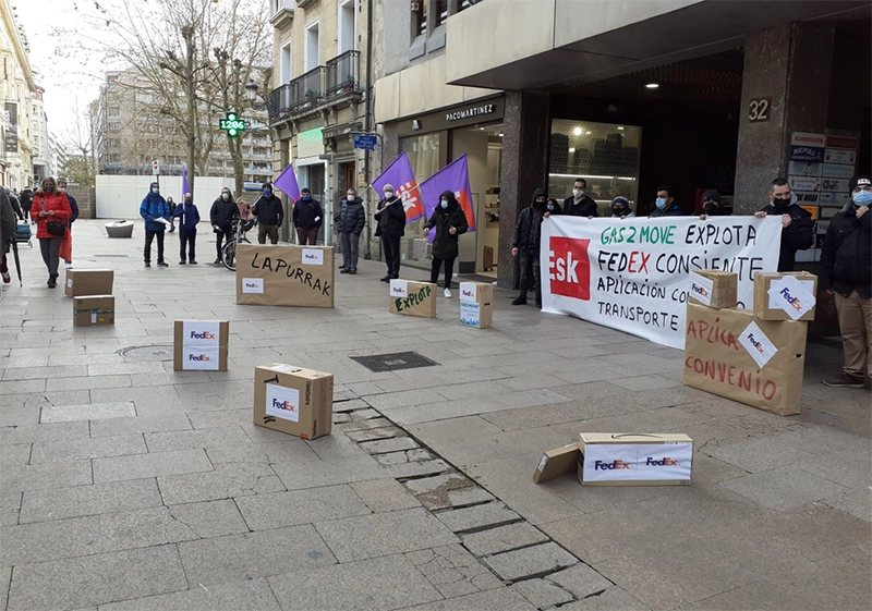 gas2move fedex vitoria gasteiz huelga greba gas to move