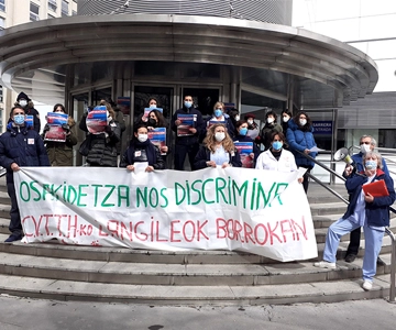 Centro Vasco de Transfusión y Tejidos Humanos discriminación