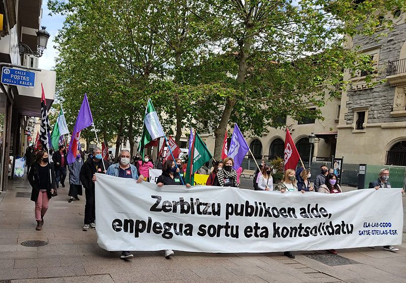 Refuerzo del sector público y consolidadción del empleo público en Euskadi