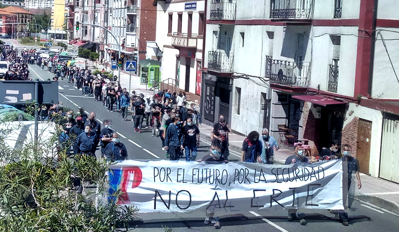 El personal de Petronor sigue exigiendo el cumplimiento de los acuerdos, la retirada del ERTE y otra medidas de futuro