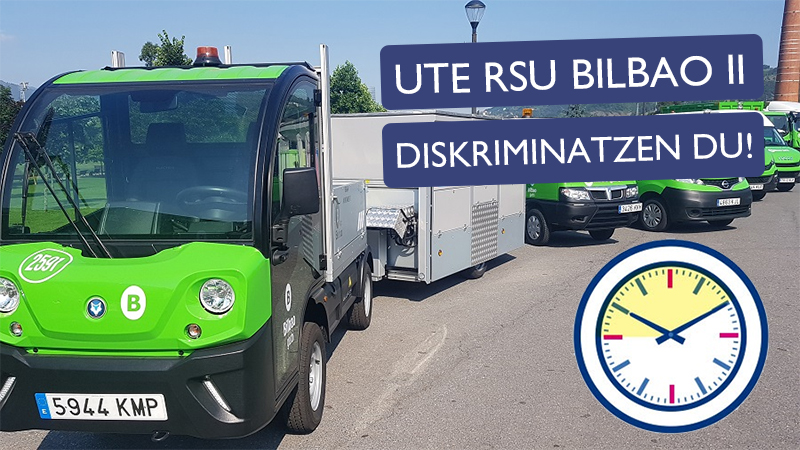 ¡UTE RSU BILBAO II diskriminatzen du