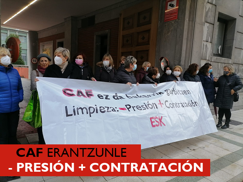 Aumento de la presión y la carga de trabajo en Eulen-CAF