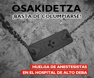 Huelga de anestesistas en el Hospital Alto Deba por falta de personal