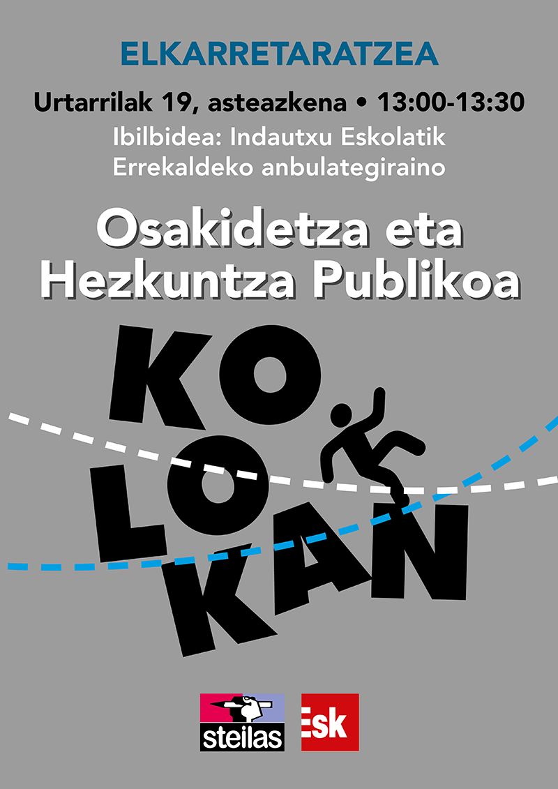 Osakidetza eta Hezkuntza Publikoa kolokan