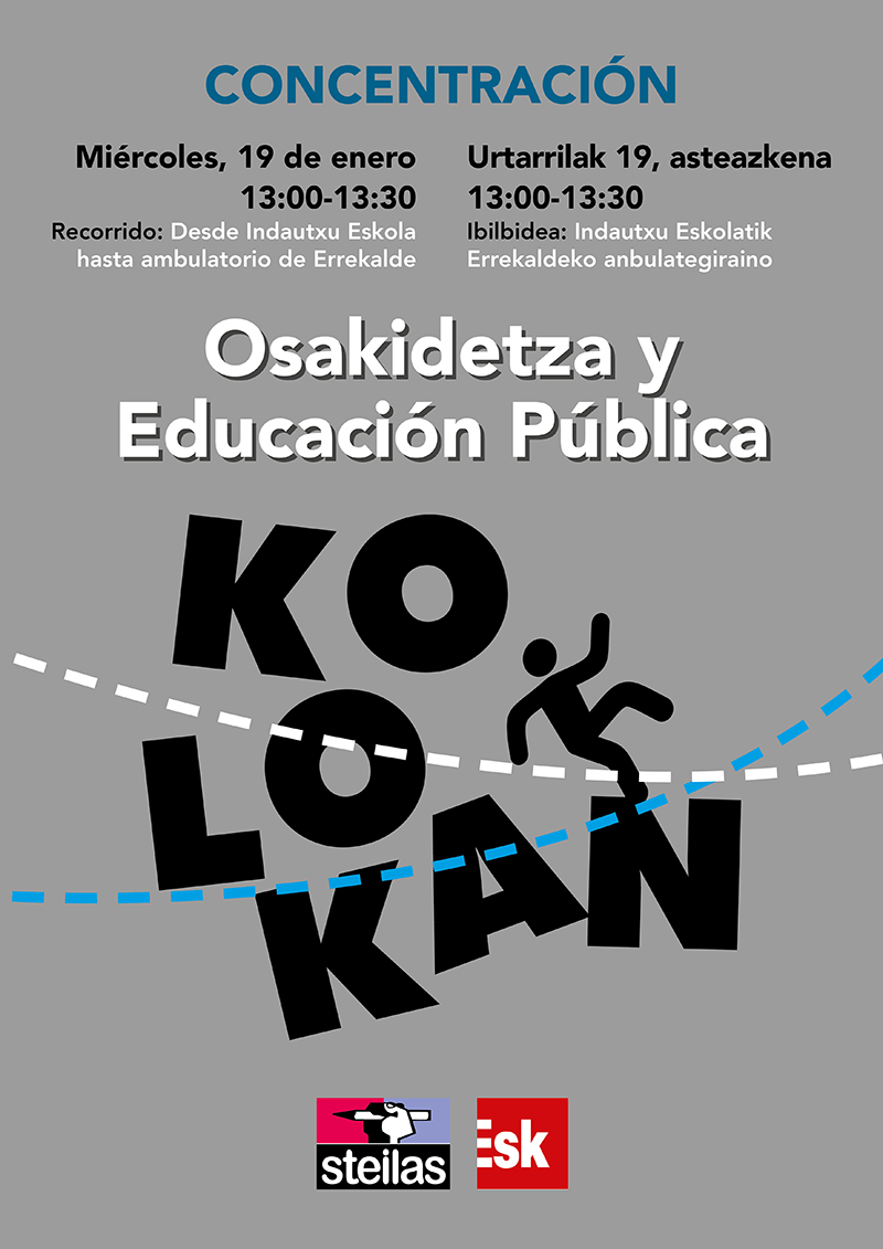 Osakidetza y la Educación Pública en la cuerda floja