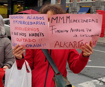 5 dias de huelga en el centro Madres Mercedarias de Orozko