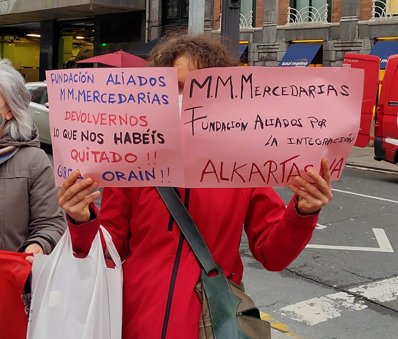 5 dias de huelga en el centro Madres Mercedarias de Orozko