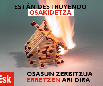 Greba Osakidetzan, bizi duen egoera kritikoaren aurrean