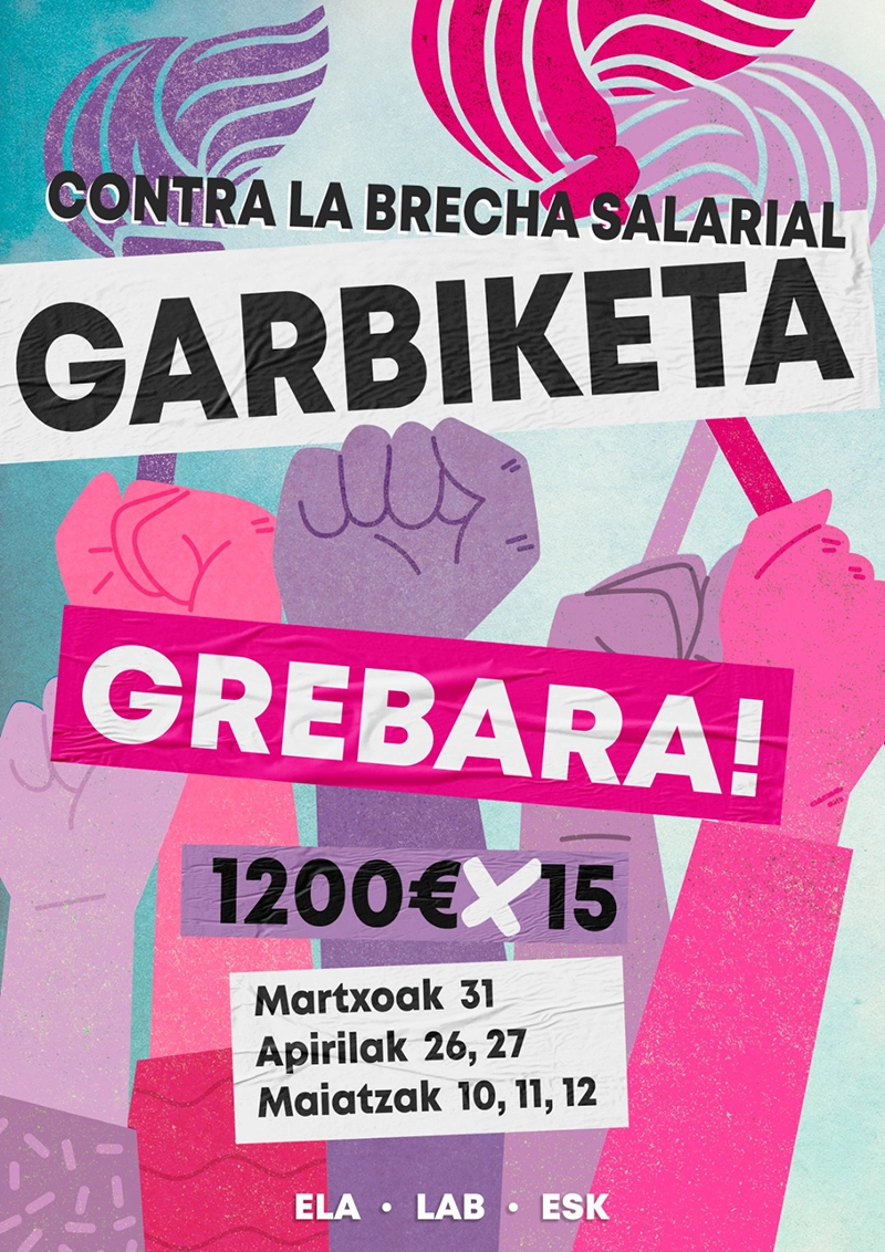 Huelga en la limpieza edificios y locales de Bizkaia