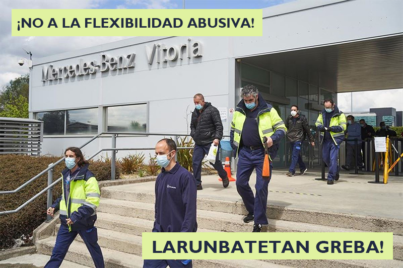 Huelga en Mercedes contra el abuso de la flexibilidad