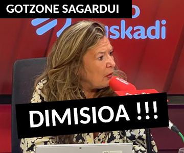 Gotzone Sagardui dimisión