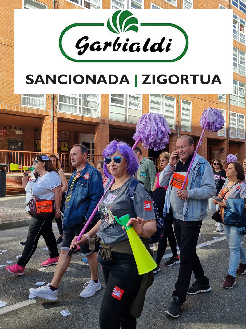 Garbialdi sancionada por esquirolaje