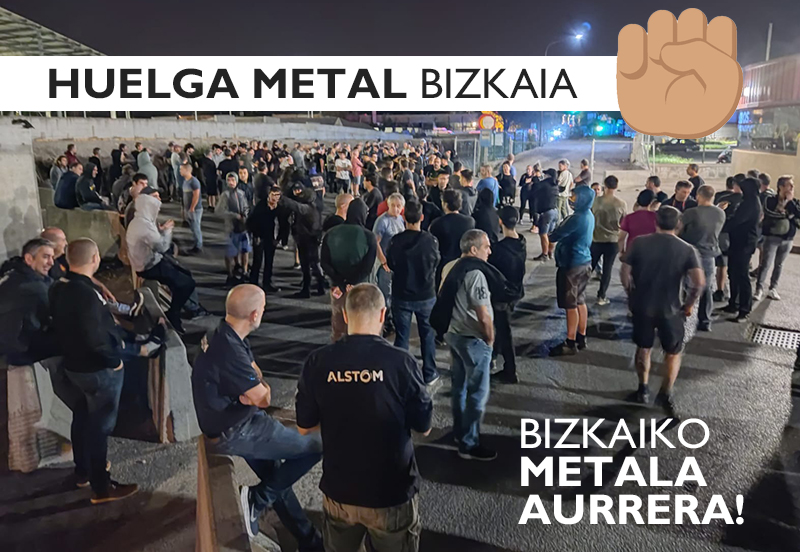 huelga del metal de Bizkaia