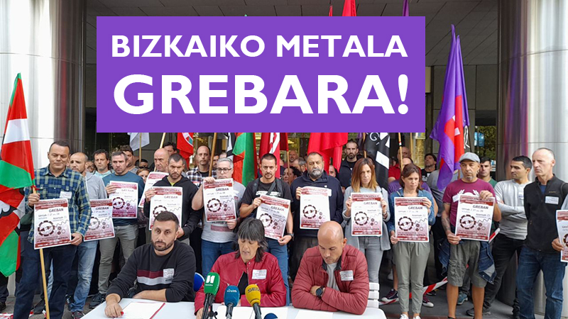Huelga del metal de Bizkaia