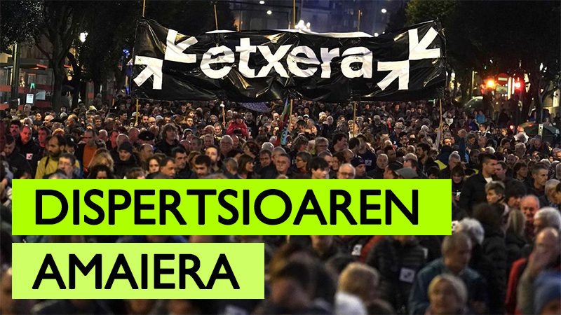 Sakabanaketaren aurkako manifestazioa