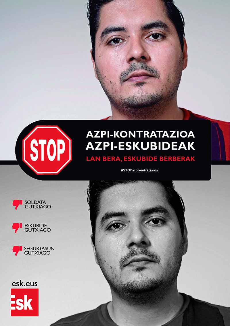Azpikontratazioaren aurkako kartela