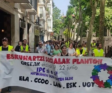 Hitzarmenaren aldeko mobilizazioa