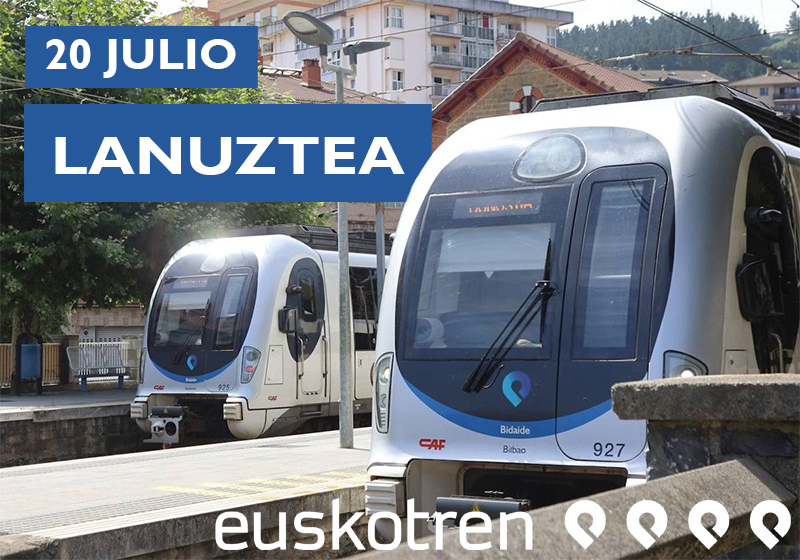 Paros en Euskotren